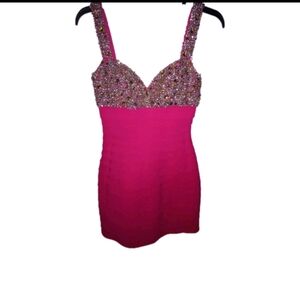 Sherri hill cocktail dress Pink